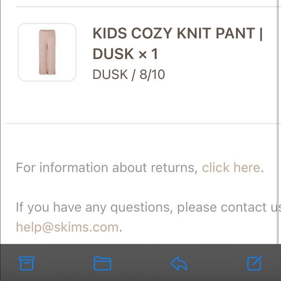 NWT SOLD OUT Skims Cozy Knit Pants - Picture 2 of 2